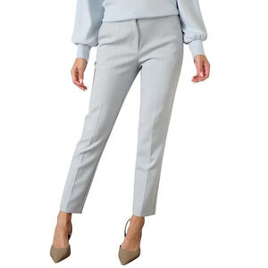 Oscar The Collection Richard Cropped Trousers in Ice Baby Blue F23-016-190 US 4